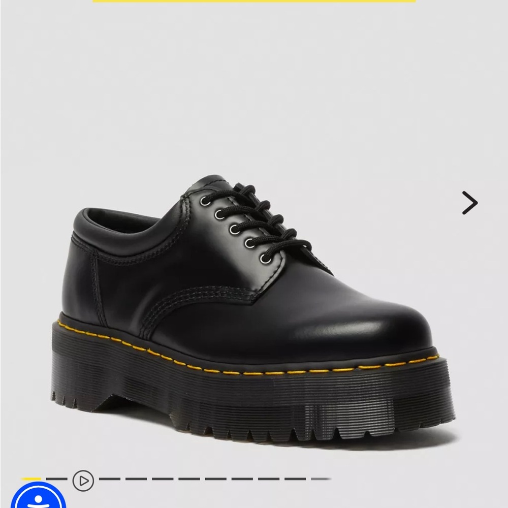 Dr. Martens Black Platform Shoes